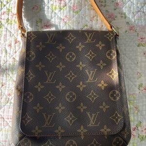 Louis Vuitton Brown Monogram Crossbody Bag